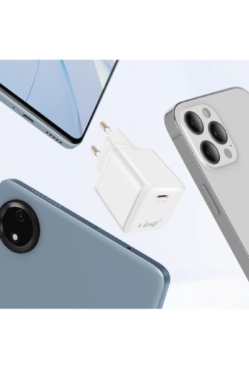 Caricatore da Muro USB-C Power Delivery 25W - LinQ Bianco