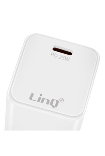 Caricatore da Muro USB-C Power Delivery 25W - LinQ Bianco