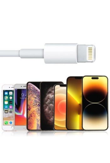 Caricabatterie iPhone: spina da parete USB + cavo USB a Lightning LinQ - bianco