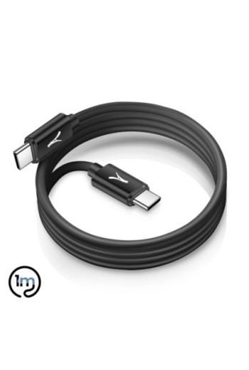 Caricabatterie USB/USB-C 20W + Cavo da USB a Lightning per iPhone e iPad Quick Charge 3.0 Akashi - Nero