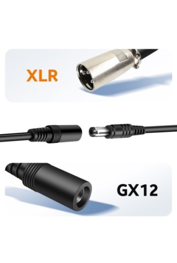 Caricatore monopattino 84W MaxExcell comp. GX12 / XLR per Xiaomi Mi 4 Pro SmartGyro e Cecotec Bongo