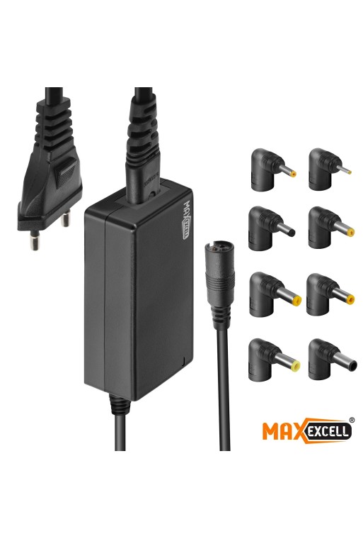 Caricatore 40W per notebook con punte multiple – MaxExcell