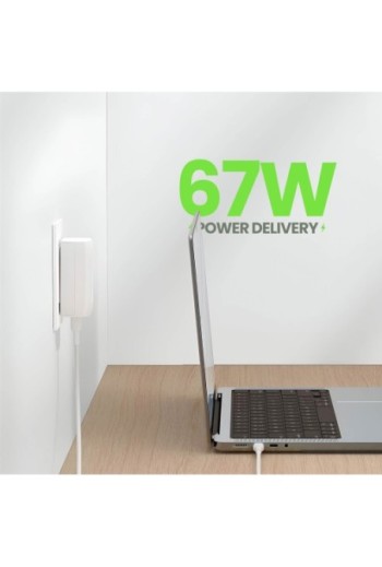 Caricabatterie 67W con 3 porte USB-C - Belkin BoostCharge bianco