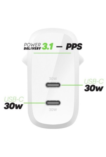 Caricabatterie da muro USB-C 30W - Belkin Power Delivery bianco