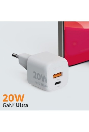 Caricabatterie USB-C 20W + USB - Xtorm GaN² Ultra