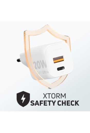 Caricabatterie USB-C 20W + USB - Xtorm GaN² Ultra