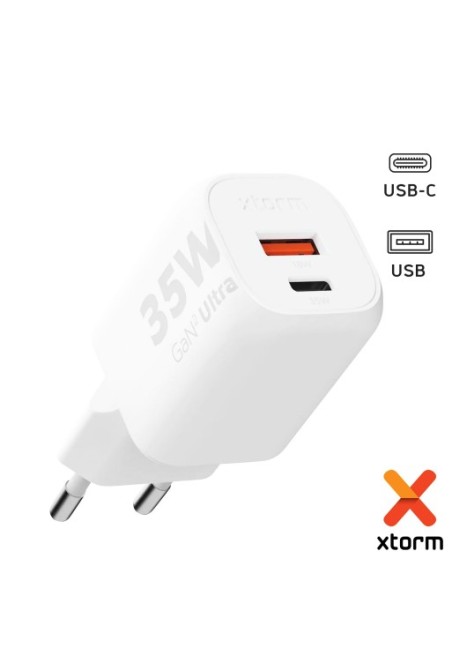 Caricabatterie USB-C 35W + USB - Xtorm GaN² Ultra