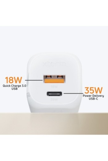 Caricabatterie USB-C 35W + USB - Xtorm GaN² Ultra