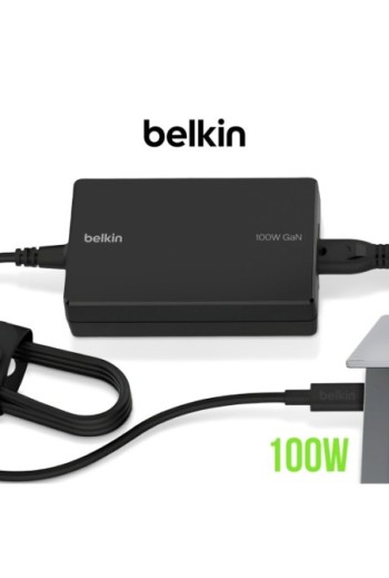 Belkin - caricabatterie per computer portatili USB-C GaN 100W