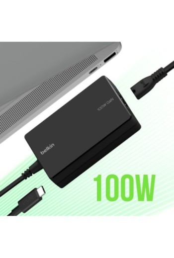 Belkin - caricabatterie per computer portatili USB-C GaN 100W