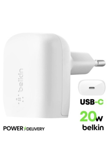 Caricabatterie Belkin USB-C Power Delivery 20W - bianco