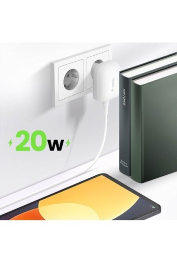 Caricabatterie Belkin USB-C Power Delivery 20W - bianco