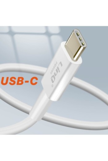 Caricabatterie 108W 1 porta USB-C Power Delivery + 1 porta USB LinQ - bianco