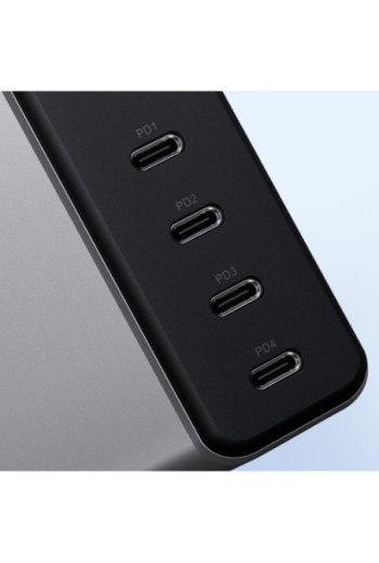 Caricabatterie GaN 165W con 4x USB-C Power Delivery Satechi grigio siderale