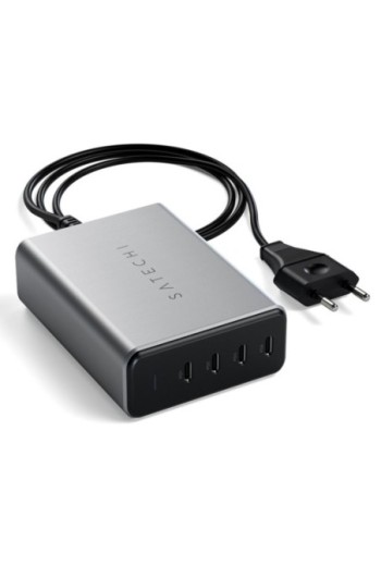 Caricabatterie GaN 165W con 4x USB-C Power Delivery Satechi grigio siderale