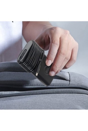 Caricabatterie per computer portatili con connettore USB-C e cavo Power Delivery 45W LinQ - nero