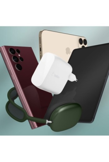 Caricatore da Parete Doppio USB 24W Ricarica Rapida Belkin Boost Charge - Bianco