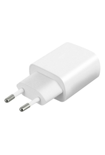 Caricabatterie da Muro USB-A QC3.0 e USB-C Power Delivery Carica Rapida 38W Akashi - Bianco