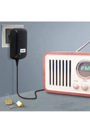 Caricabatterie da parete universale da 36 W con 8 punte fino a 12 V - Nero