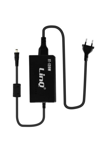 Caricabatterie da parete universale 120W con 8 punte da 12 a 24V LinQ - Nero