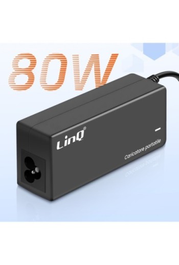 Caricabatterie da muro 80W per computer portatili Sony - LinQ punta 6 5 x 4 4 mm