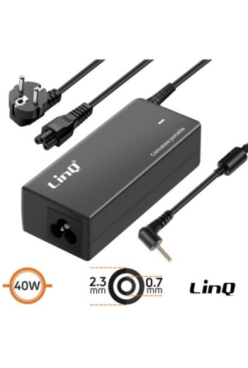 Caricabatterie da muro 40W per computer portatili Asus - LinQ punta 2 3 x 0 7 mm