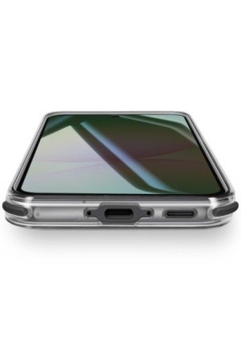 Cover Samsung Galaxy A56 bi-materiale Antiurto - Nero