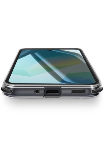 Custodia bicolore antiurto per Samsung Galaxy A16 - Nera