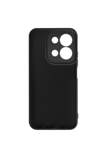 Custodia in silicone con fotocamera protetta per Xiaomi Redmi 15C - Nera