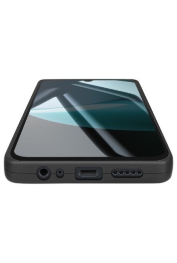 Custodia in silicone con fotocamera protetta per Xiaomi Redmi 15C - Nera