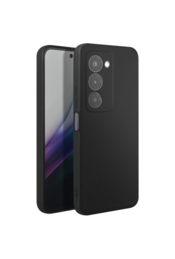 Custodia in silicone con fotocamera protetta per Xiaomi Redmi 15 5G - Nera