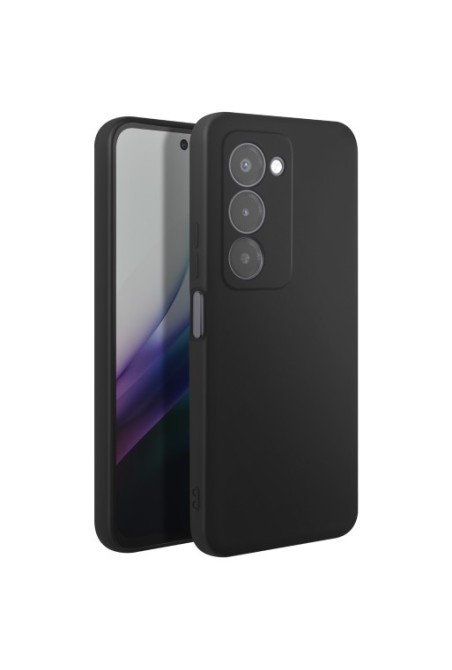 Custodia in silicone con fotocamera protetta per Xiaomi Redmi 15 5G - Nera
