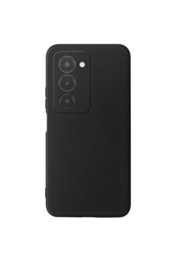 Custodia in silicone con fotocamera protetta per Xiaomi Redmi 15 5G - Nera