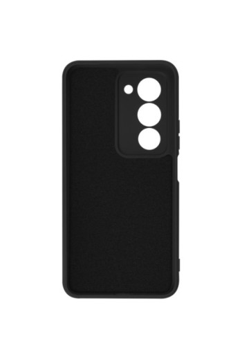 Custodia in silicone con fotocamera protetta per Xiaomi Redmi 15 5G - Nera