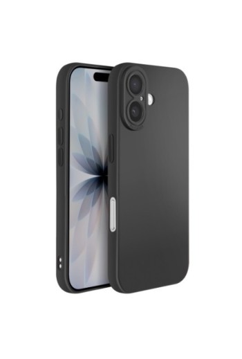 Cover in silicone con protezione fotocamera Nera per iPhone 17
