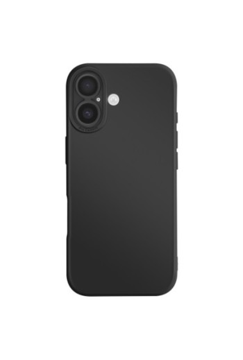 Cover in silicone con protezione fotocamera Nera per iPhone 17