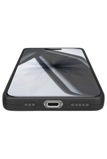 Cover in silicone con protezione fotocamera Nera per iPhone 17