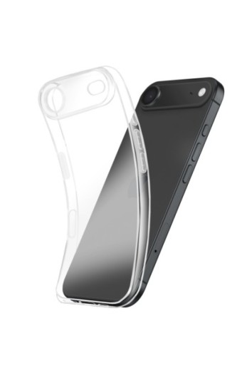 Custodia in silicone trasparente con fotocamera protetta per iPhone Air