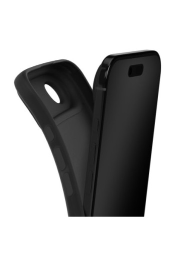 Cover in Silicone antiurto per iPhone Air - Nero Opaco