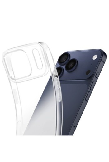 Cover Ultra sottile 2mm in Silicone Trasparente per iPhone 17 Pro