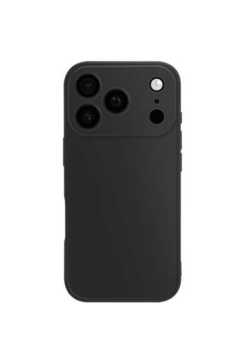 Custodia in Silicone antiurto iPhone 17 Pro - Nero Opaco