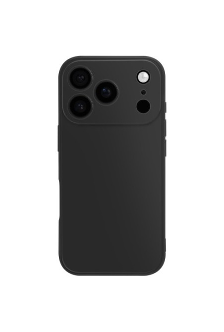 Custodia in Silicone antiurto iPhone 17 Pro - Nero Opaco