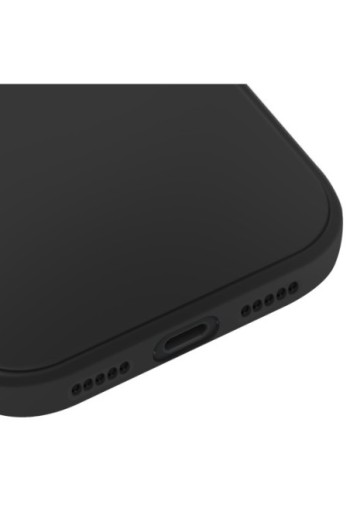 Custodia in Silicone antiurto iPhone 17 Pro - Nero Opaco