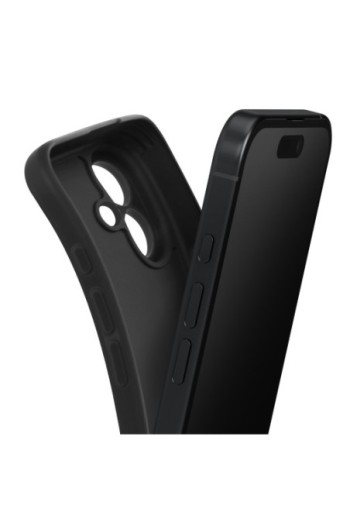 Custodia in Silicone Antiurto iPhone 17 - Nero Opaco