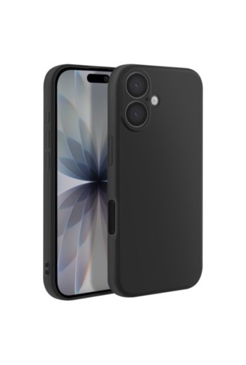 Custodia in Silicone Antiurto iPhone 17 - Nero Opaco
