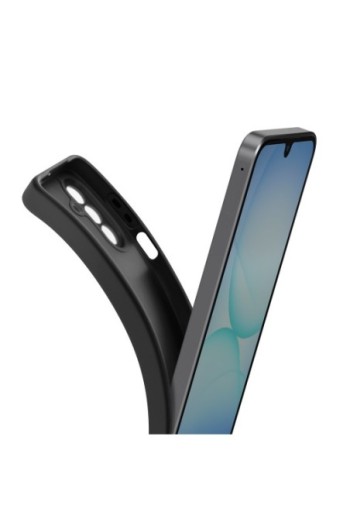 Cover in Silicone antishock Samsung Galaxy A17 - Nero Opaco