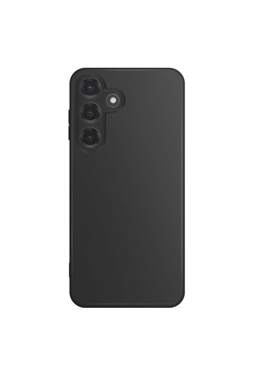 Cover in silicone antiurto Samsung Galaxy S25 FE - Nera opaca