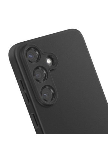 Cover in silicone antiurto Samsung Galaxy S25 FE - Nera opaca