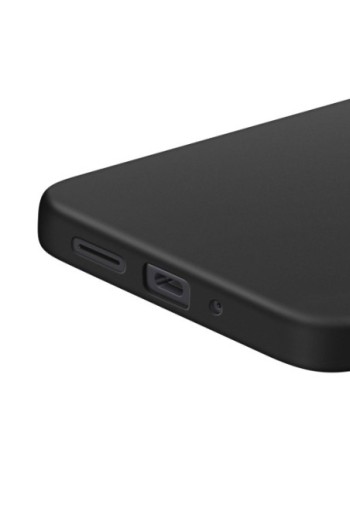 Cover in silicone antiurto Samsung Galaxy S25 FE - Nera opaca