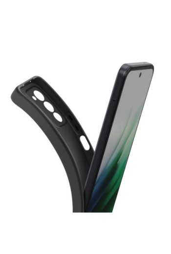 Cover in silicone antiurto per Xiaomi Redmi 15 5G - Nero Opaco